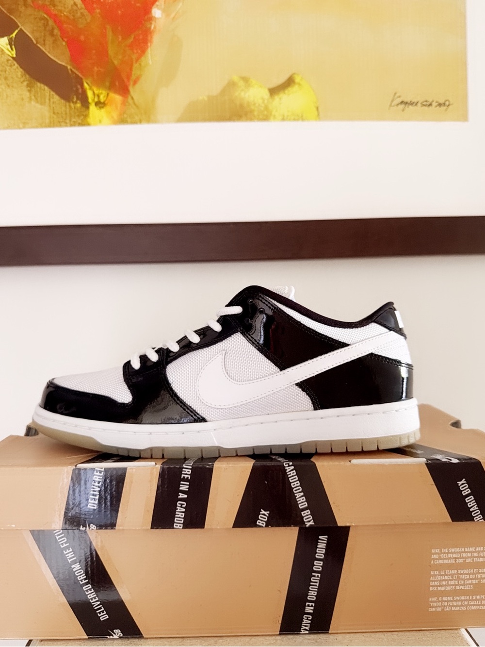 BRAND NEW! 2013 Nike Dunk Low Pro SB CONCORD 9 Black White Ice Blue Dark Concord